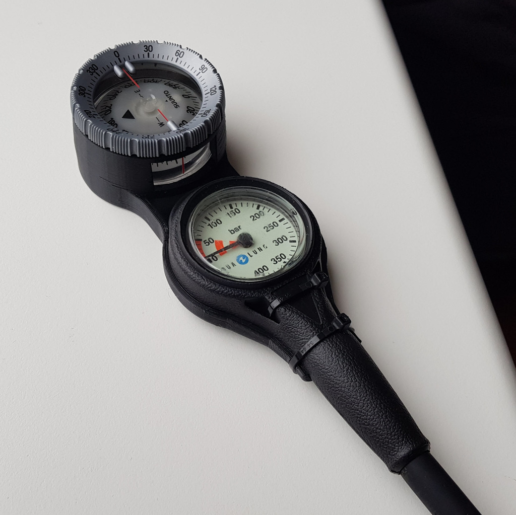 Suunto SK-8 Dive compass console mount for Aqua Lung / Tusa Sca110T pressure gauge