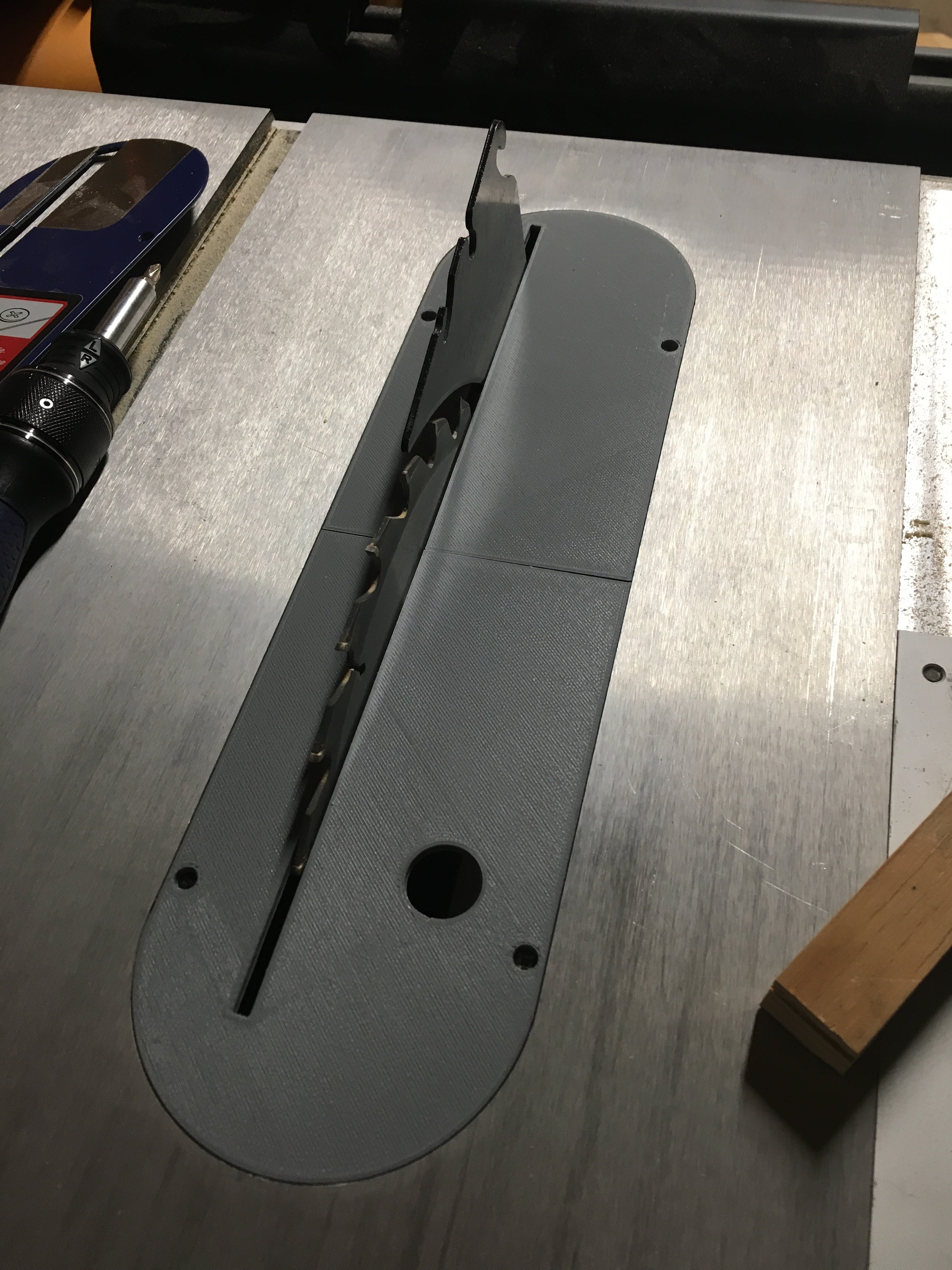 Parametric Table Saw Insert Plate
