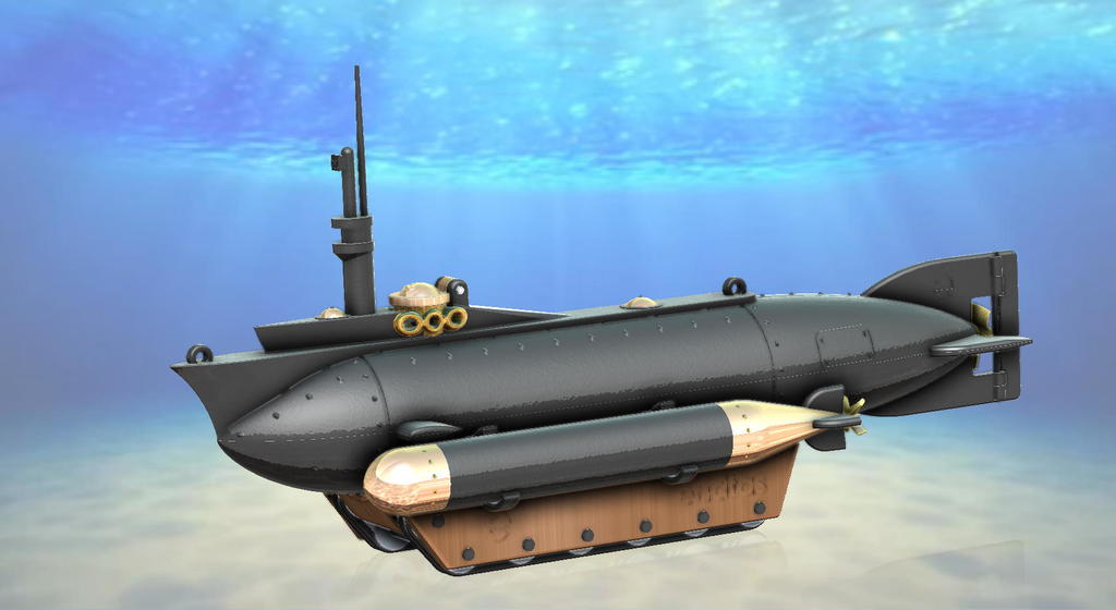 Zeeteyfel the tracked submarine