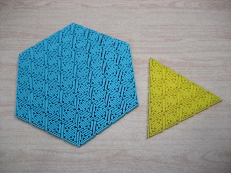 Triangle And Hexagon Mesostructured Cellular Materials