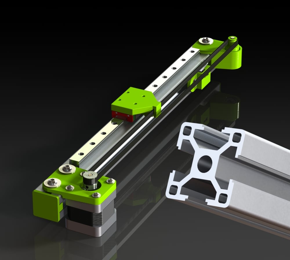Linear motion guide 3030