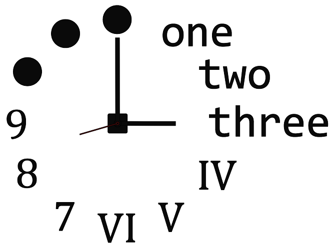 big wall clock