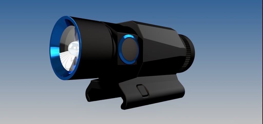 O-Light S1R Baton Flashlight Mount Picatinny