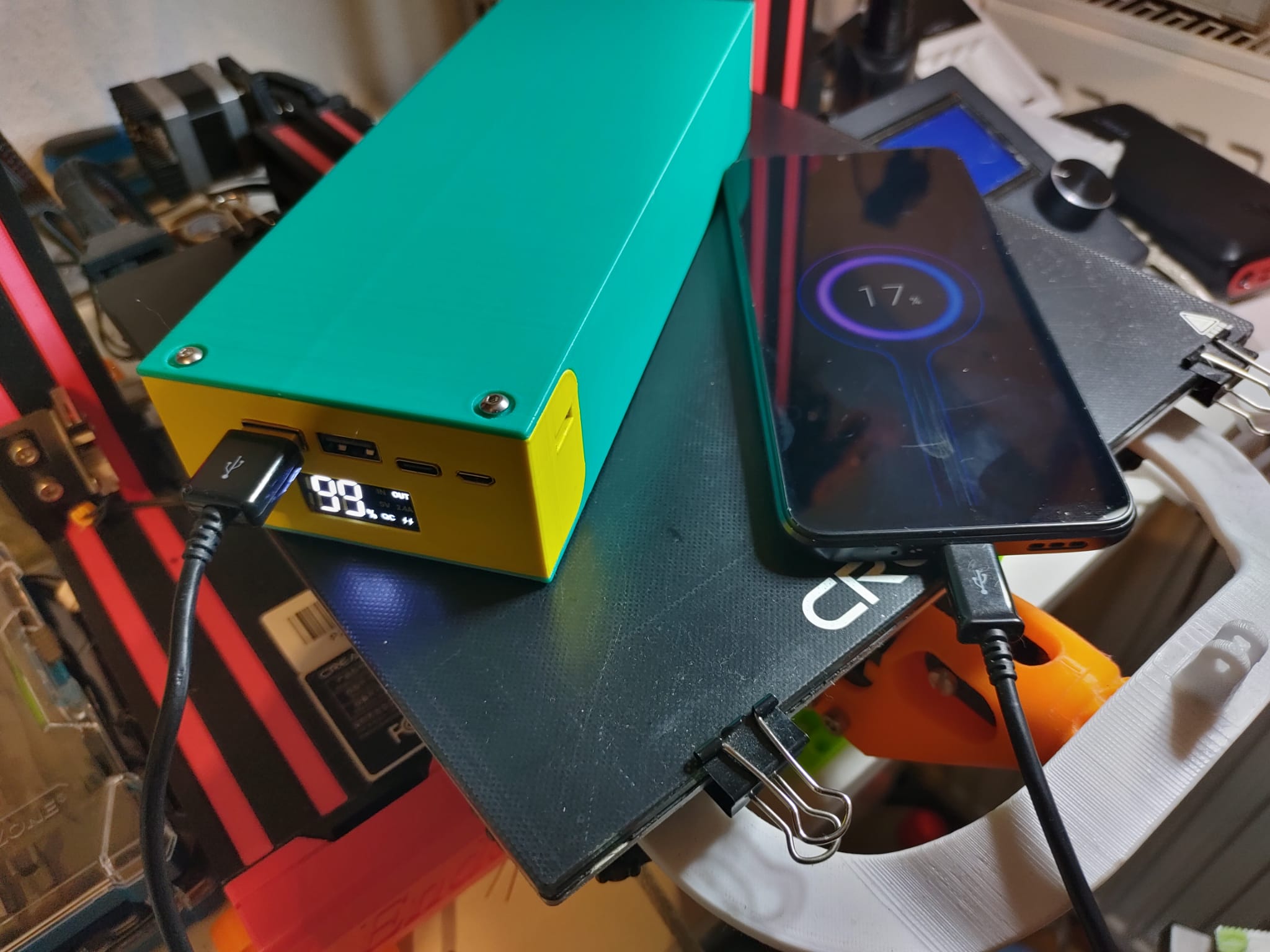 16 cell 18650 Battery Power Bank