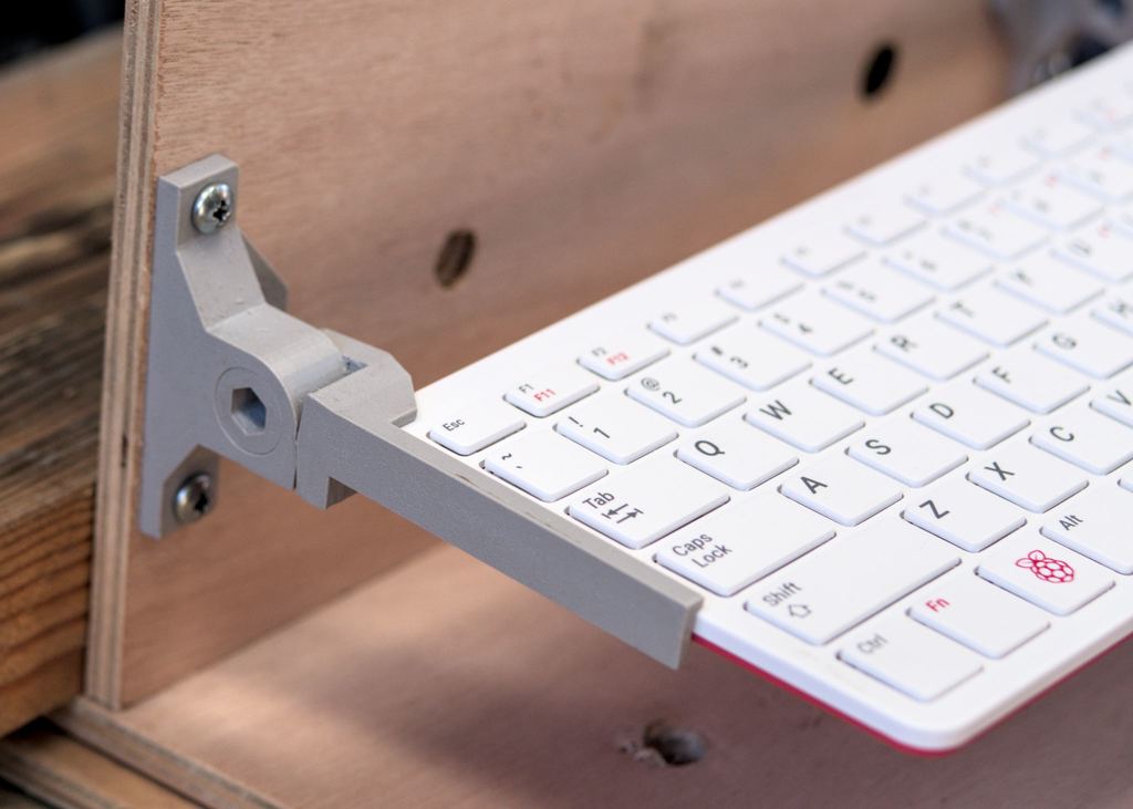 raspberry pi 400 keyboard hinged wall mount