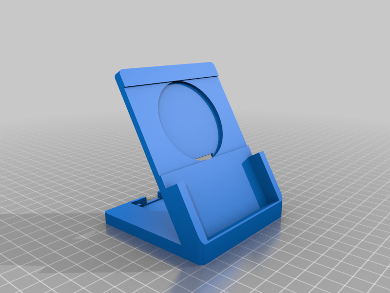 Phone stand with wireless charging