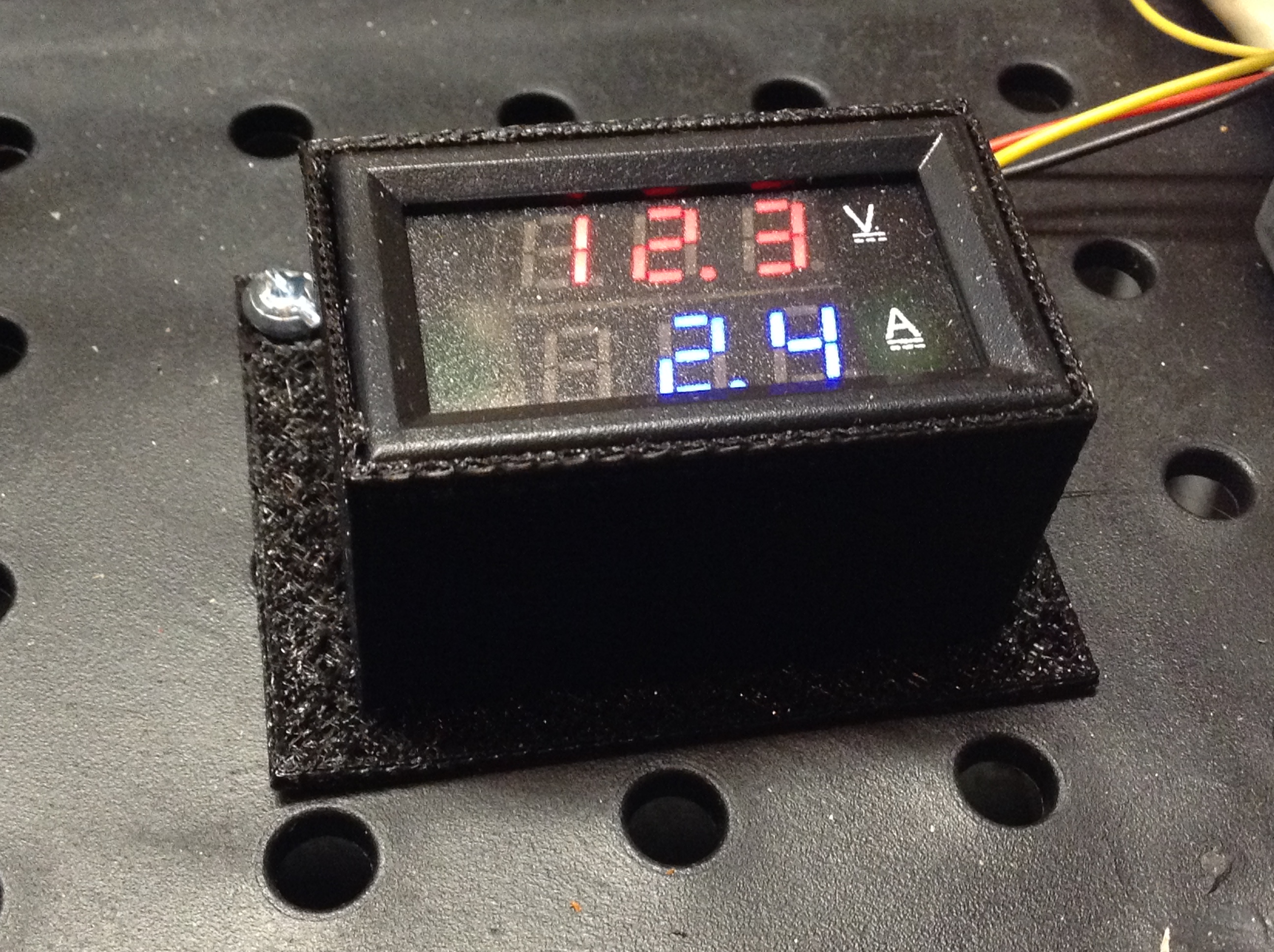 Voltmeter mount