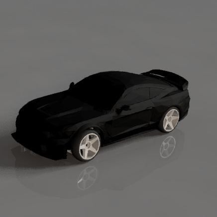 Mini 1/24 RC RWD Drift Chassis Mustang