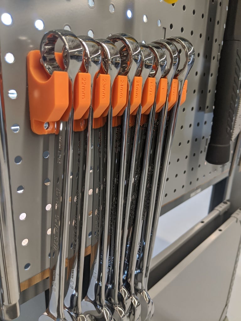 Pegboard Large Wrench Holder