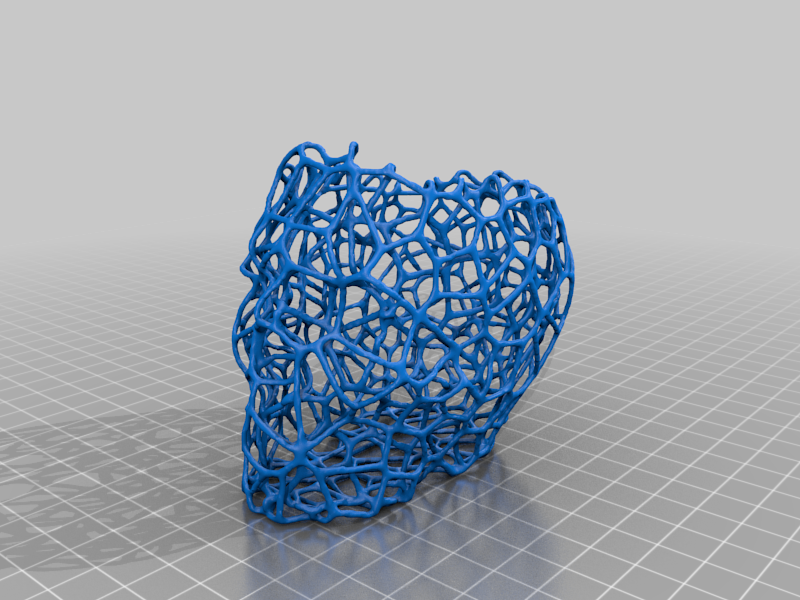 Voronoi Skull Pen Holder