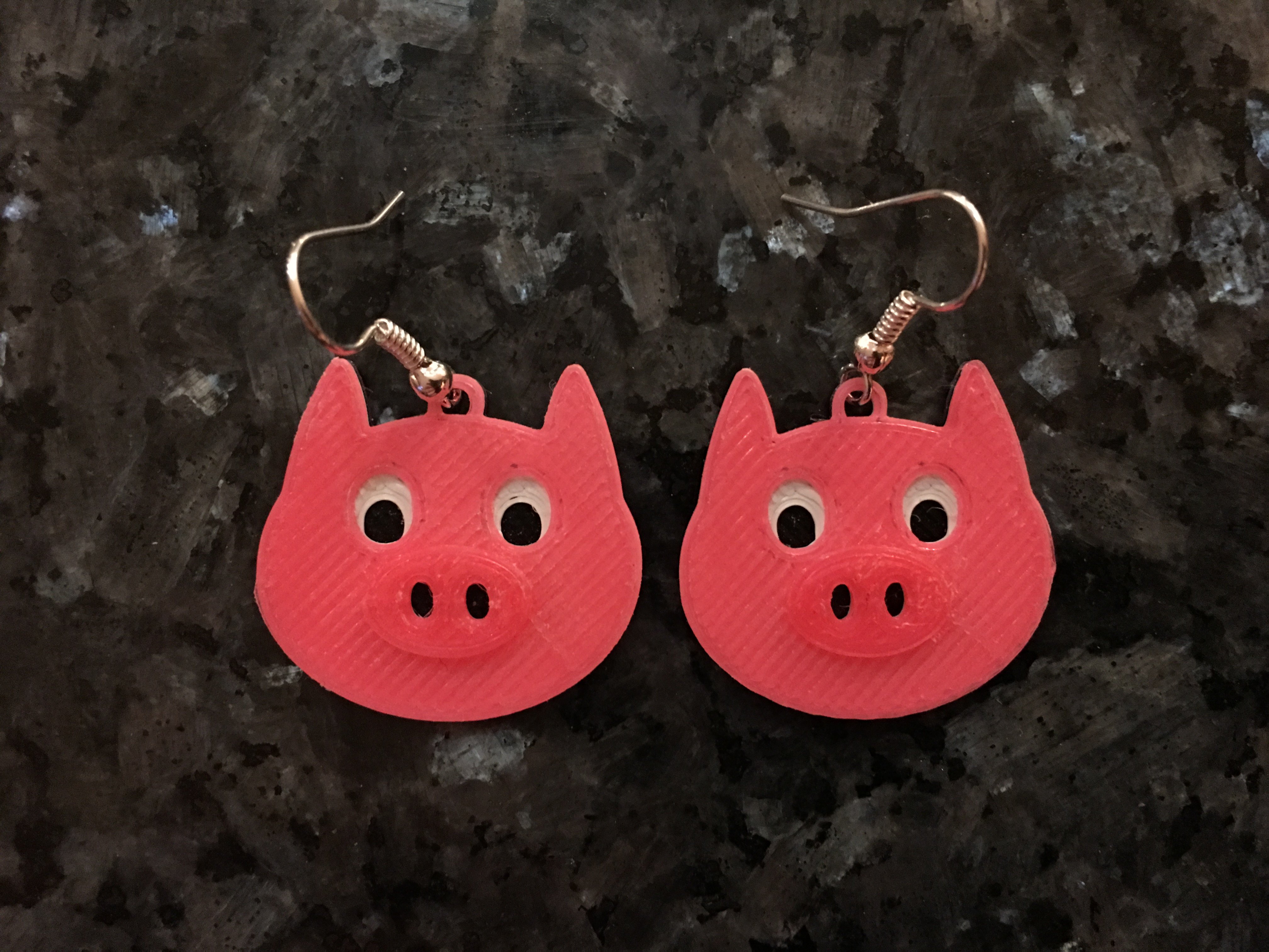 Pig Earrings