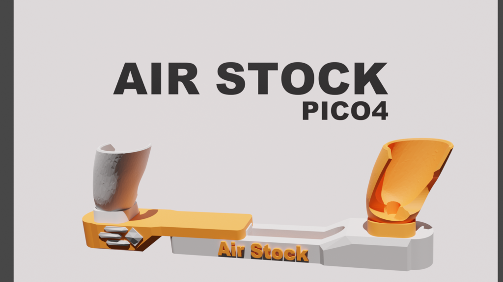 Saman - Air_Stock (Manetic) gunstock vr for PICO4