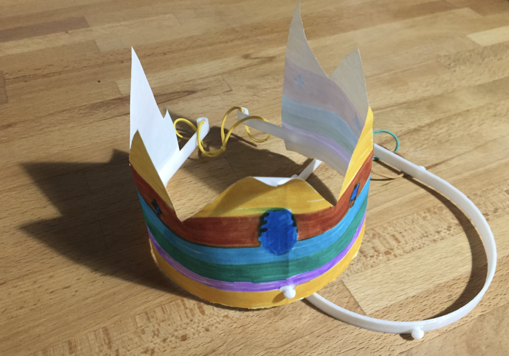 Modular Paper Princess Crown
