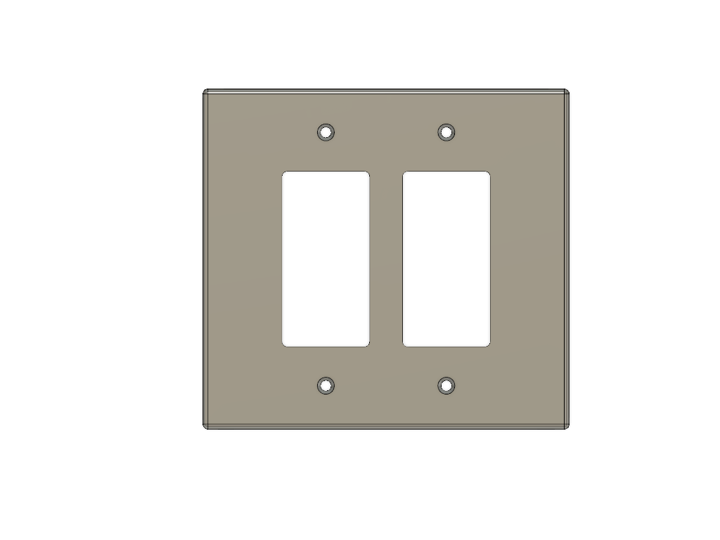 Light Switch Plate Decora oversize