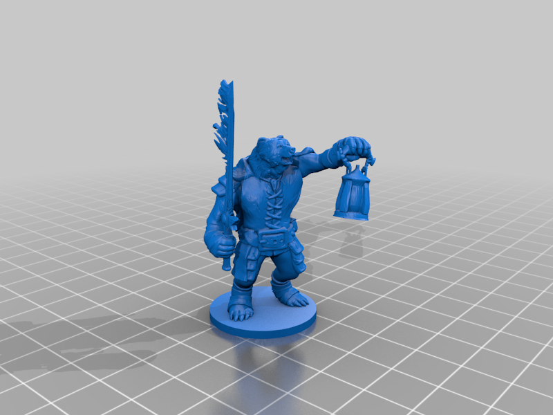Bearfolk Torch Warrior (Torch BEARer)
