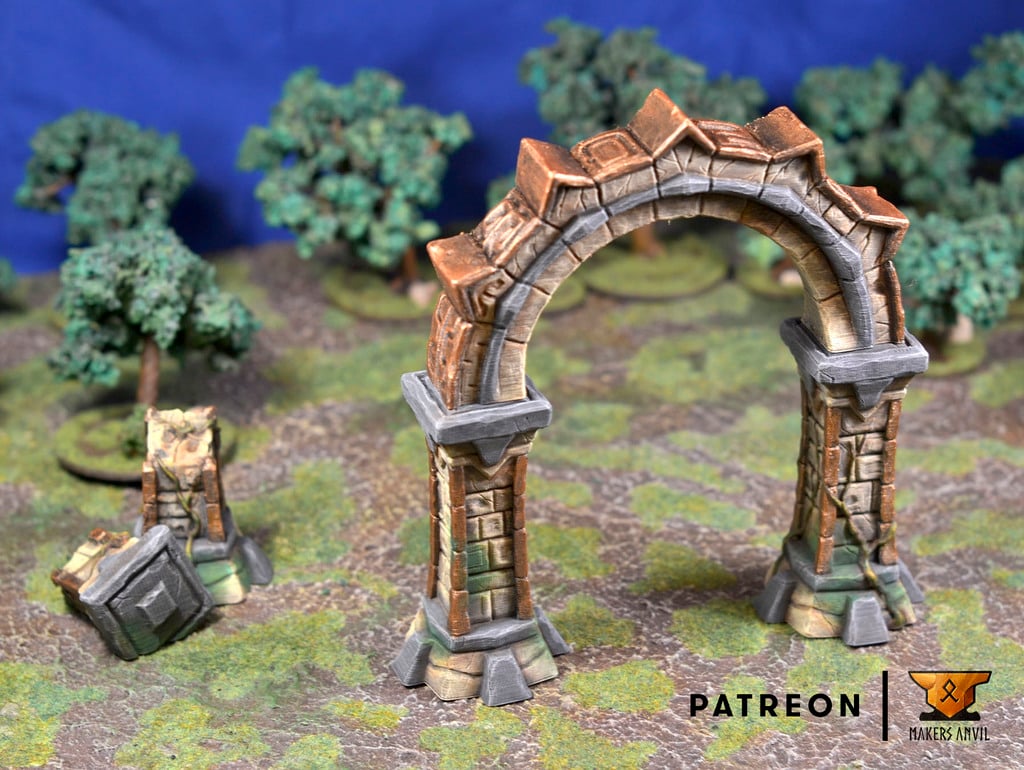 Forgotten Temple - Set of scenery - Free parts