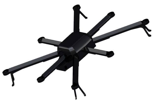 OCTO3D - First 3D printed octocopter