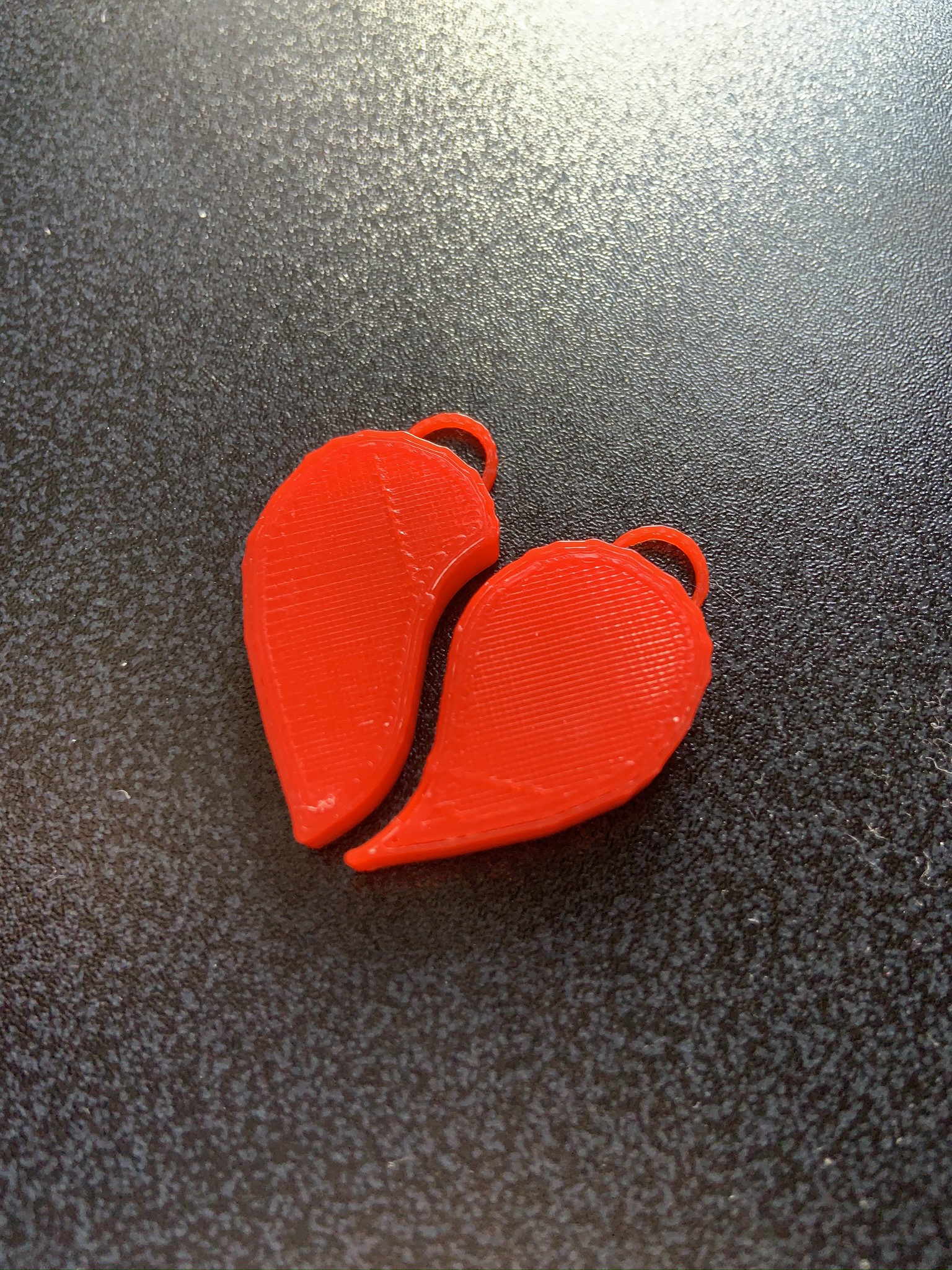 Heart Keychain Pair (His and Hers)