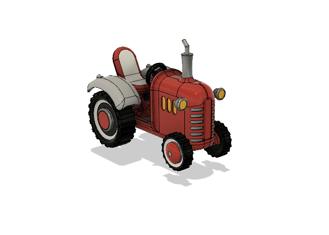 Candy Tractor with Movements