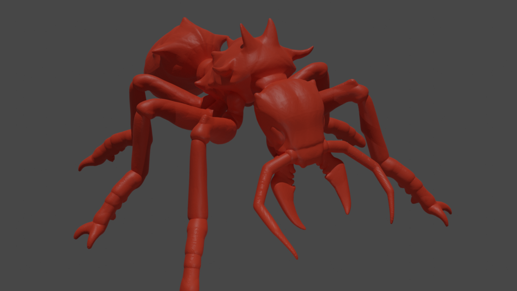 3D printable Giant Ant - Meshfix, Subdivided, Fallout NV