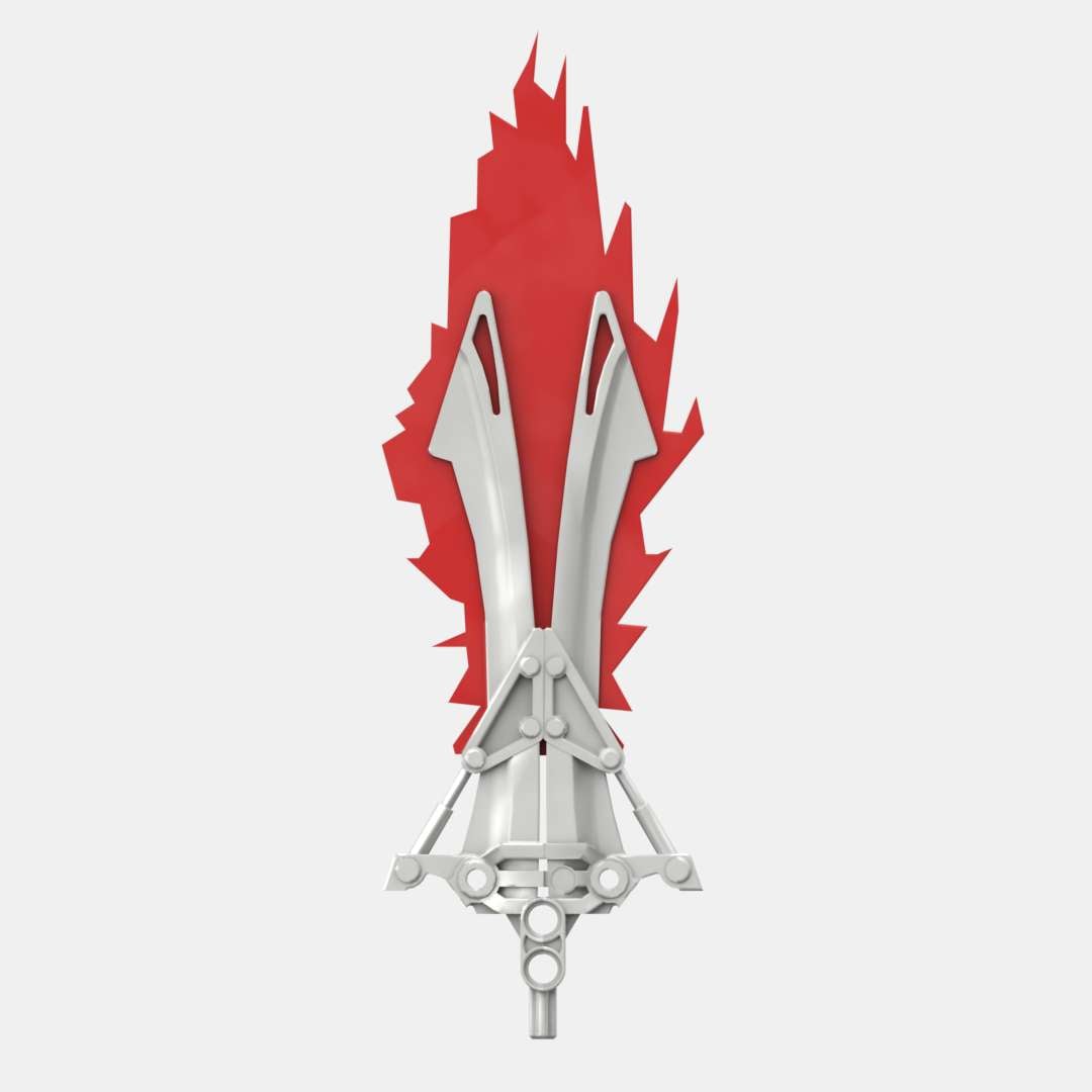 Bionicle Ackar Prototype Flame Sword