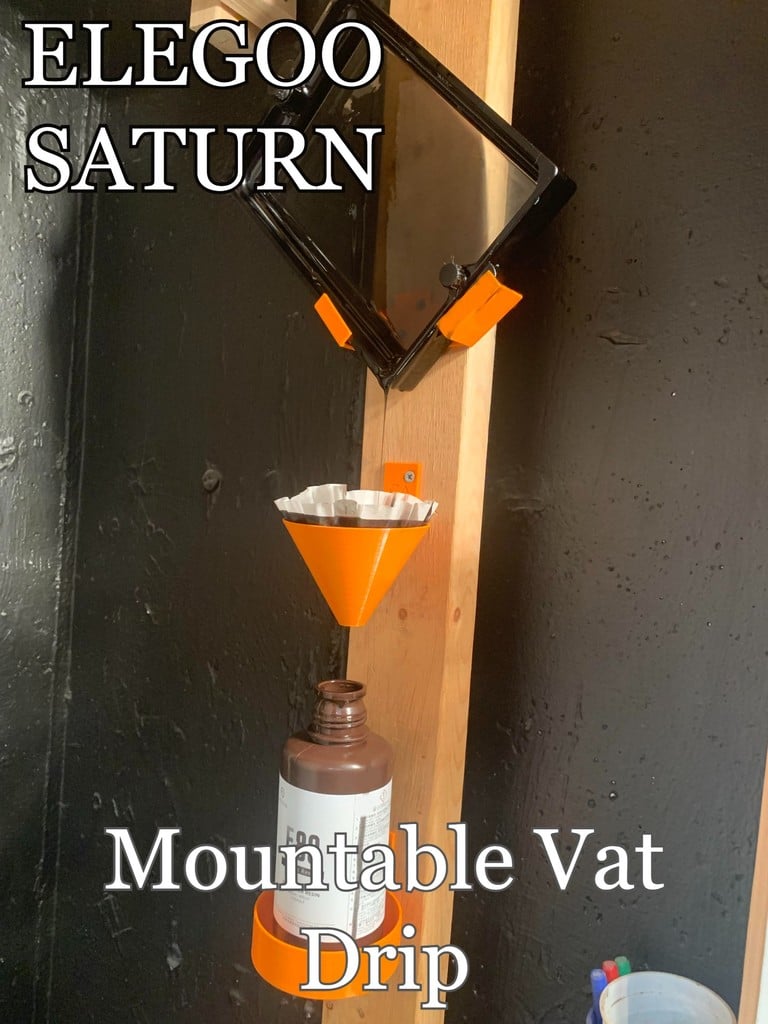 Elegoo Saturn Mountable Vat Drip