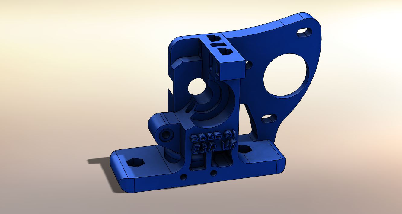 Robo 3D R1 modified Extruder E3D V6
