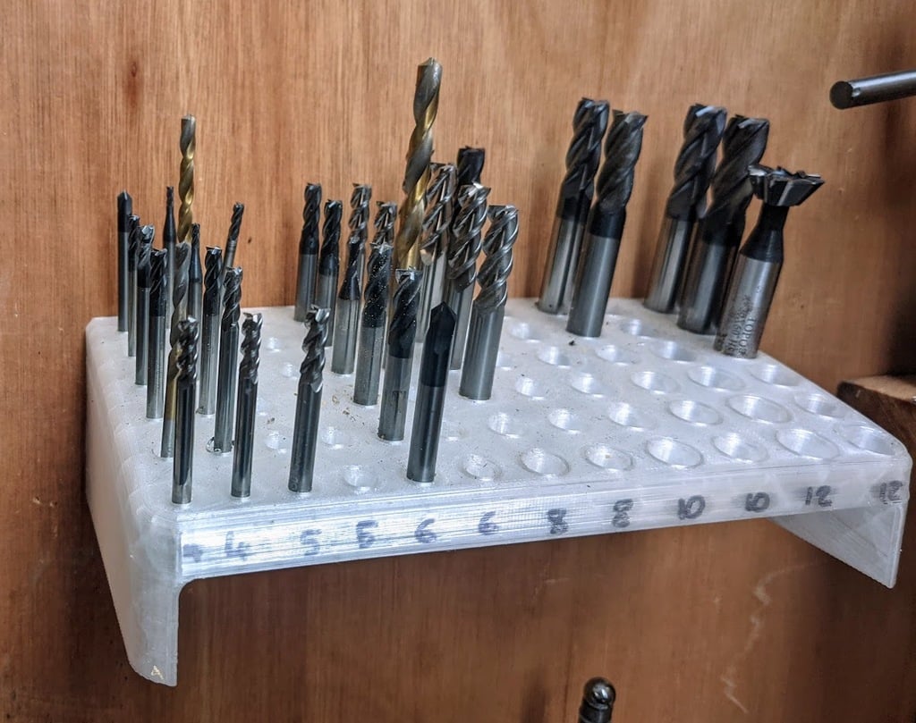 End Mill and Drill Bit Tool Holder 