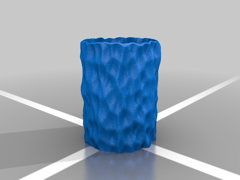 ROUGH WOOD POT VASE