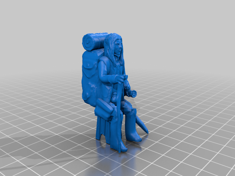 Sitting elf merchant