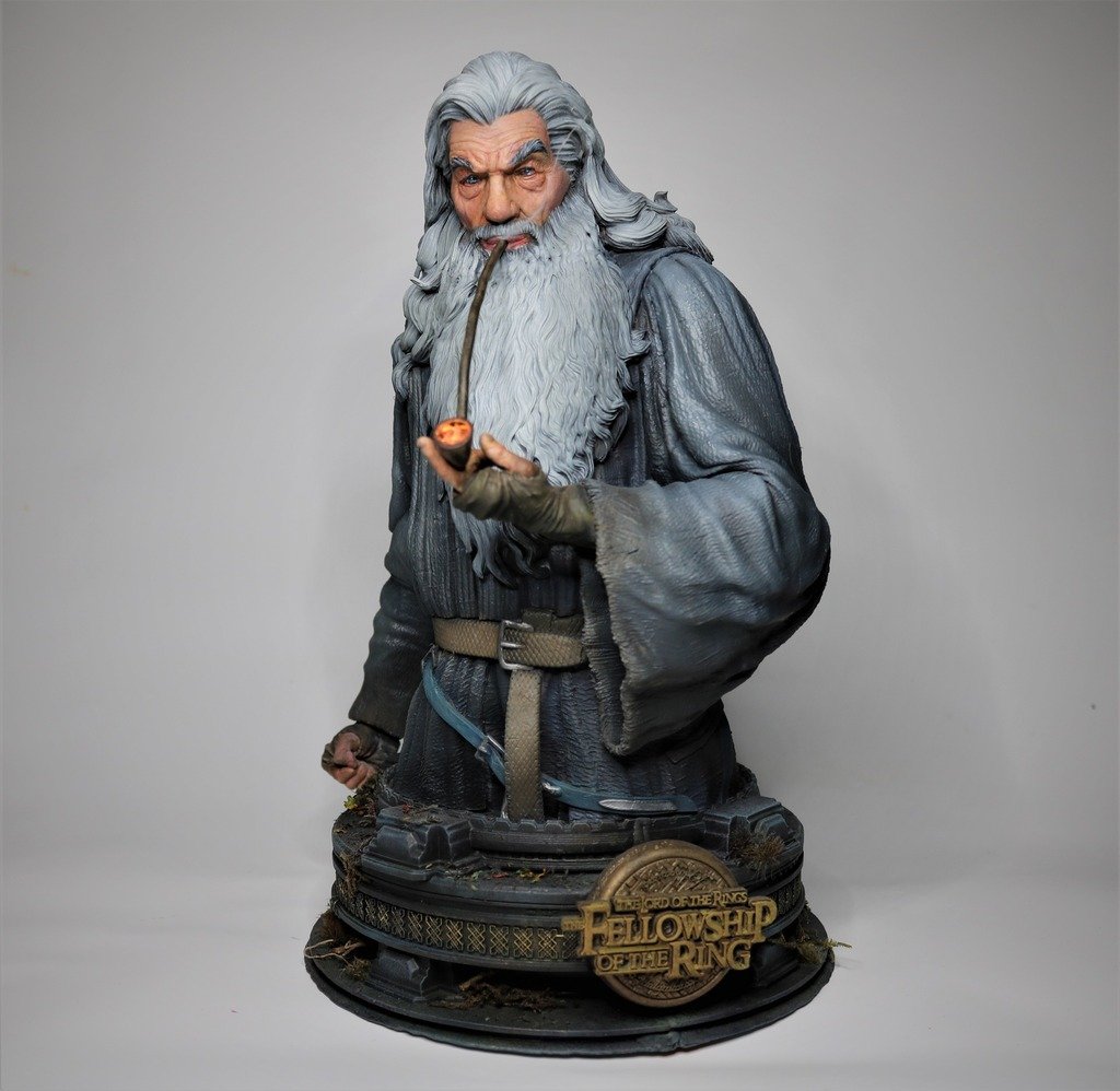 WICKED MOVIES GANDALF BUST: TESTED AND READY FOR 3D PRINTING