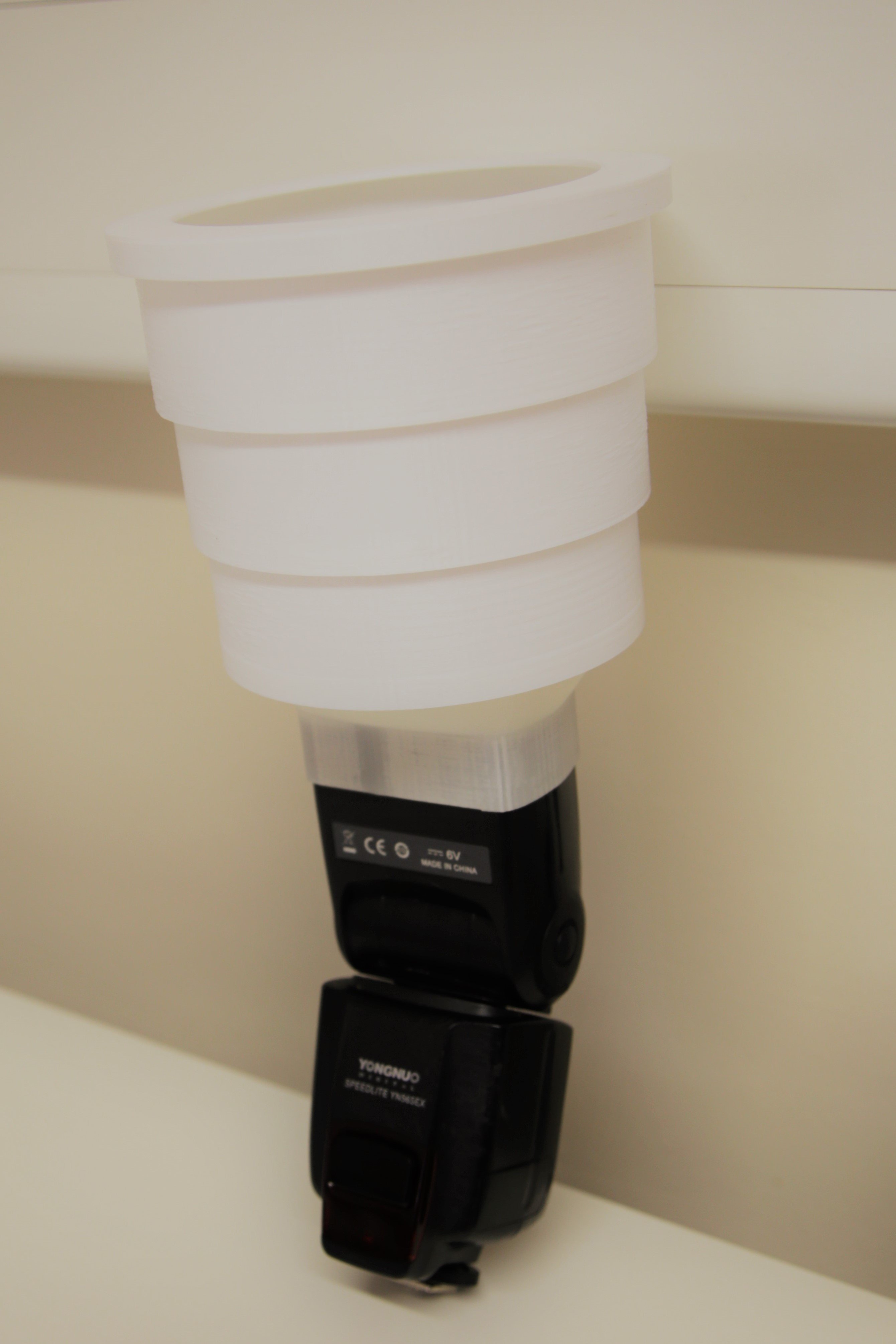Collapsible Telescopic Flash Diffuser