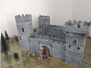 Modular castle, tower and windmill