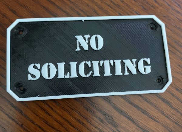 Sign_No Soliciting