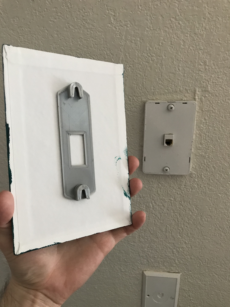Picture mounting plate for landline phone mount