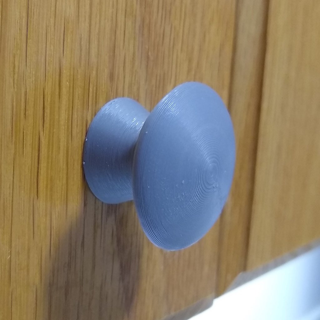Cabinet and Drawer Pull Knob with drill jig