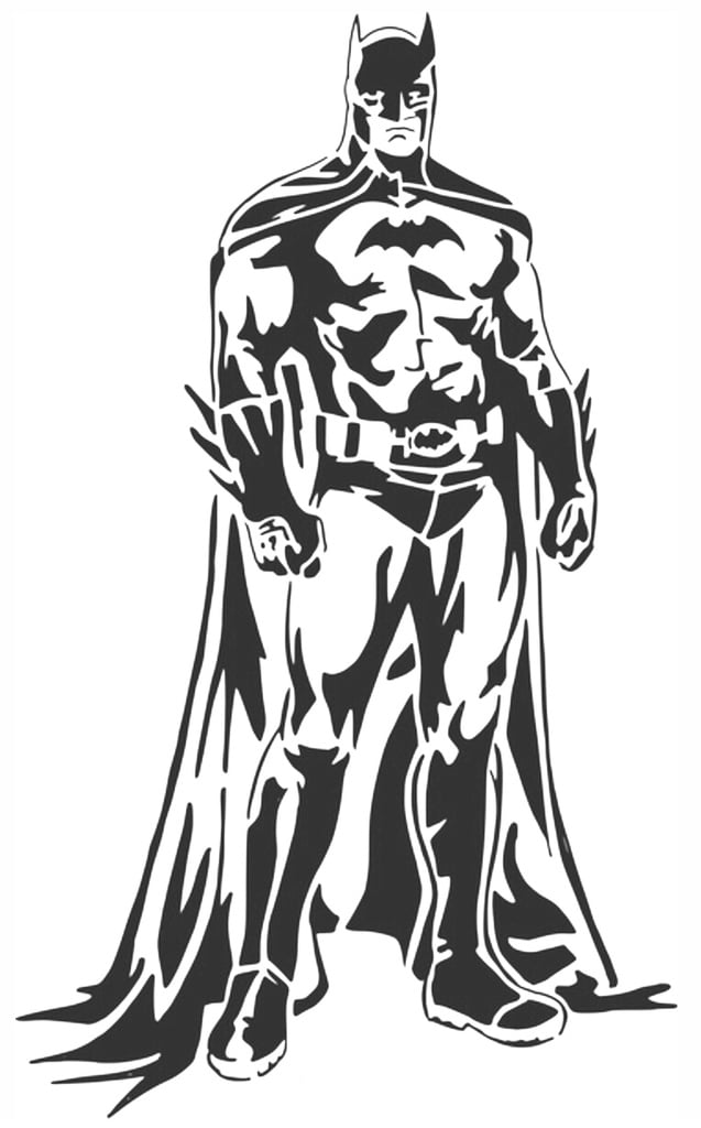 Batman stencil 6