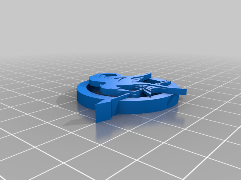 Mockingjay Keychain - Full Height Arrow