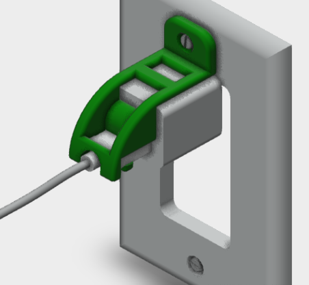 Square Block Phone Charger Lock