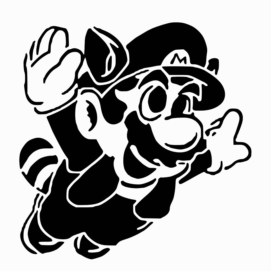 Mario stencil 3