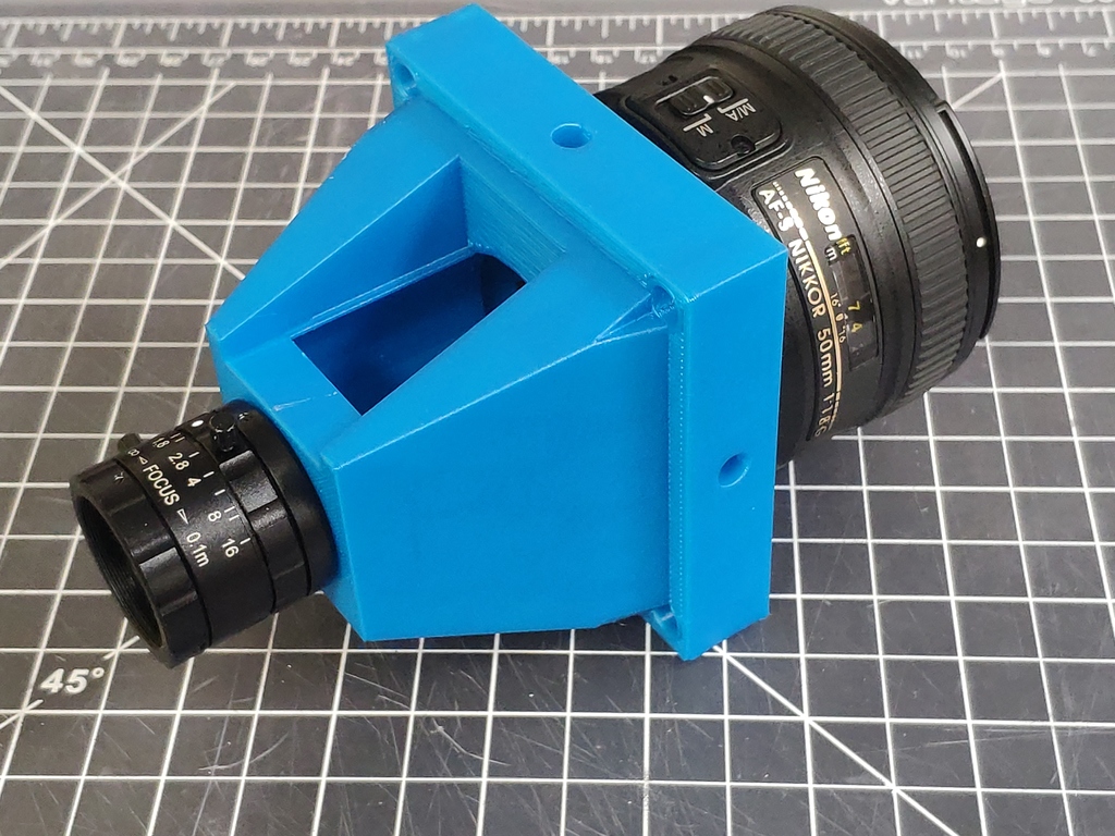 F-mount/C-mount lens coupler / telescope / beam expander