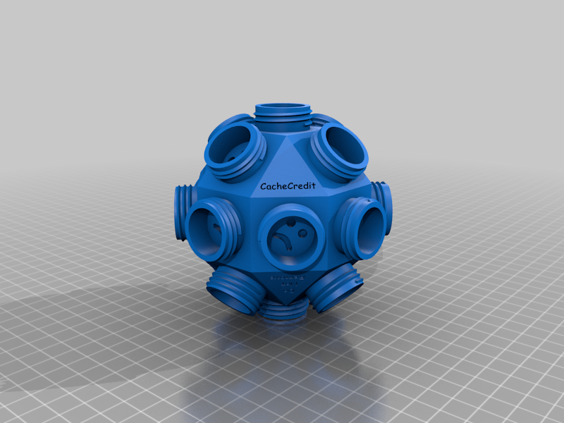 18 Cap GeoSphere Geocache