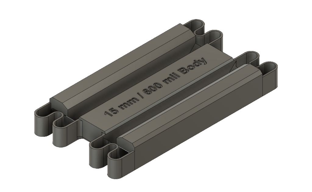 DIP IC Pin Straightener Tool (15mm / 600 mil)