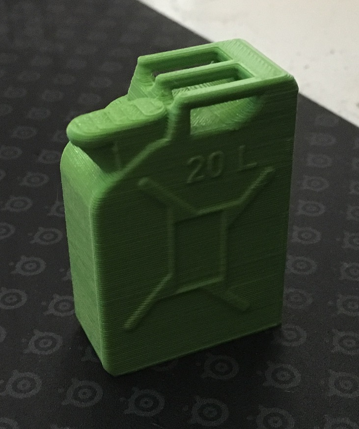 1/10th Scale Fuel Container for RC (Jerry Can)