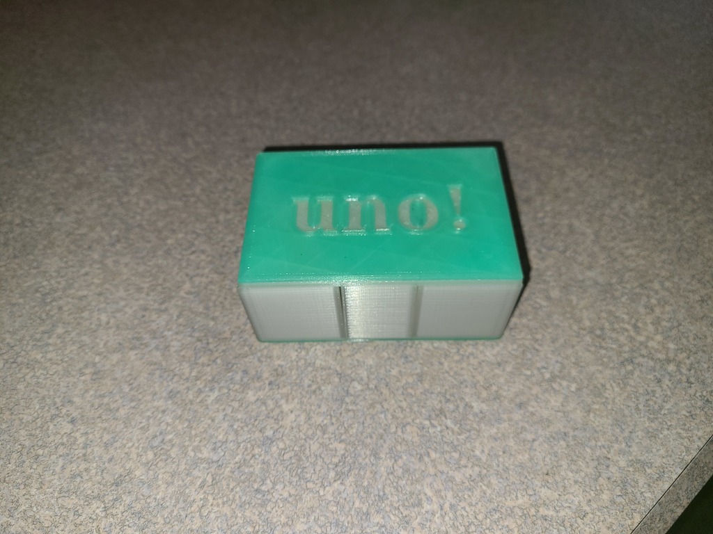 Uno playing card box