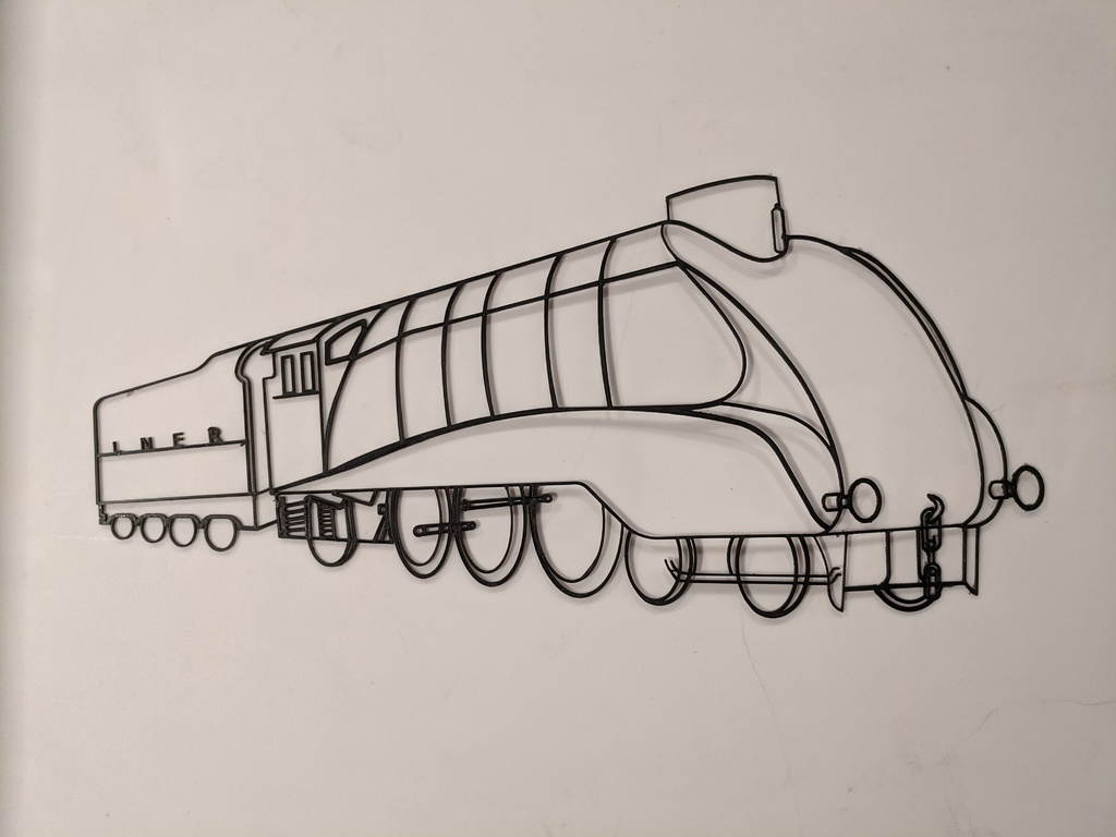 Train Wall Art - LNER A4 Steam train