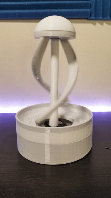 Desktop Spinning Water Fountain