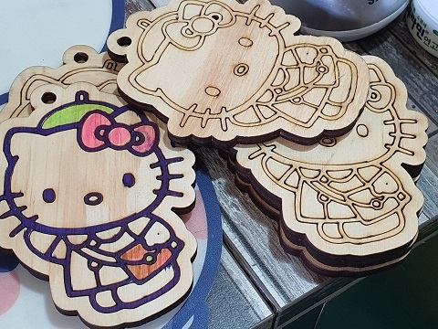 Hello Kitty - Laser Cutter File (Dr Hell)