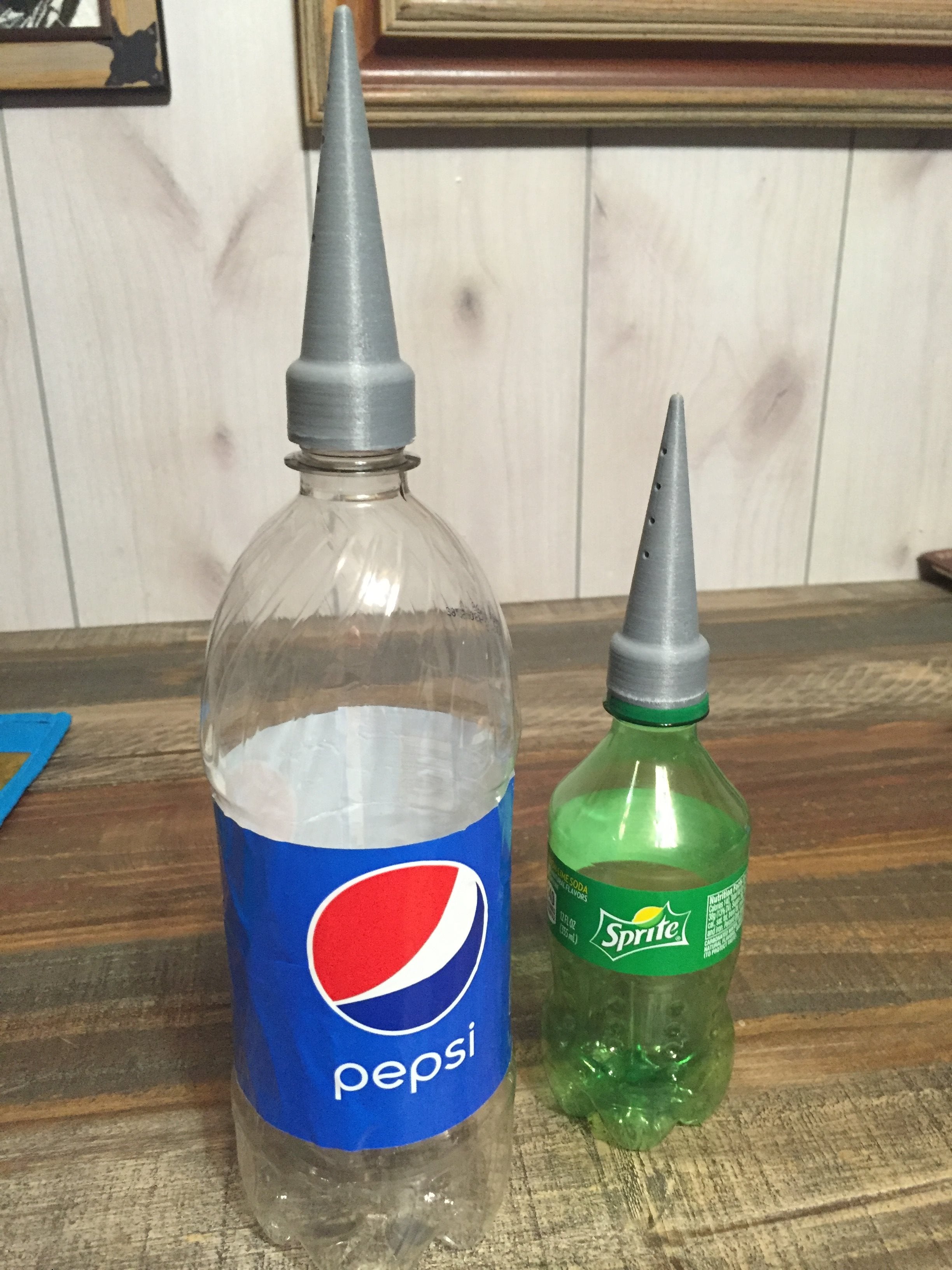 Watering spike for pop bottles - Updated 5/20/17