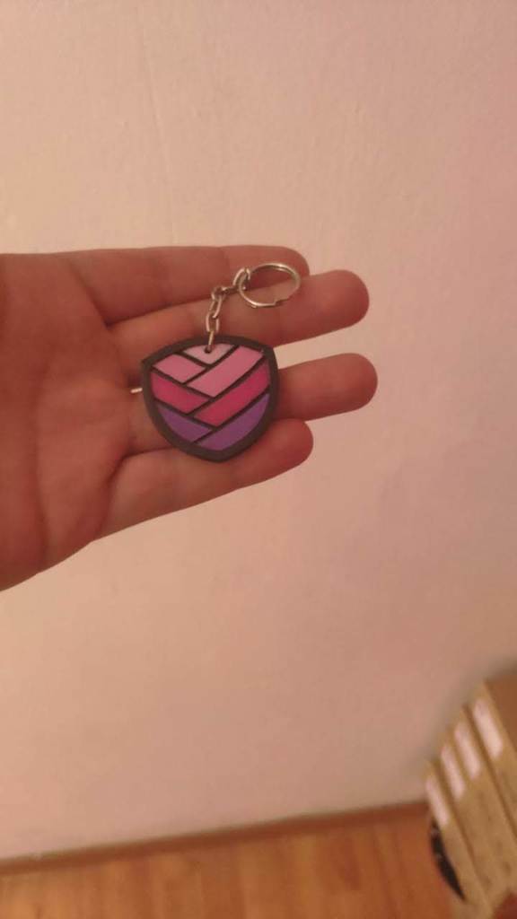 Silph Rose Cup badge/keyring